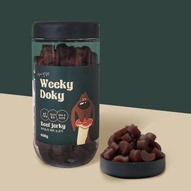 [ARK] Weeky Doky Jerky Beef_Dog Snacks, High Palatability, Raw Meat Containment, DHA, Raw Lactic Acid Bacteria_Made in Korea